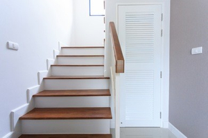 4 mm CE-zertifizierter PVC-Bodenbelag auf Treppen